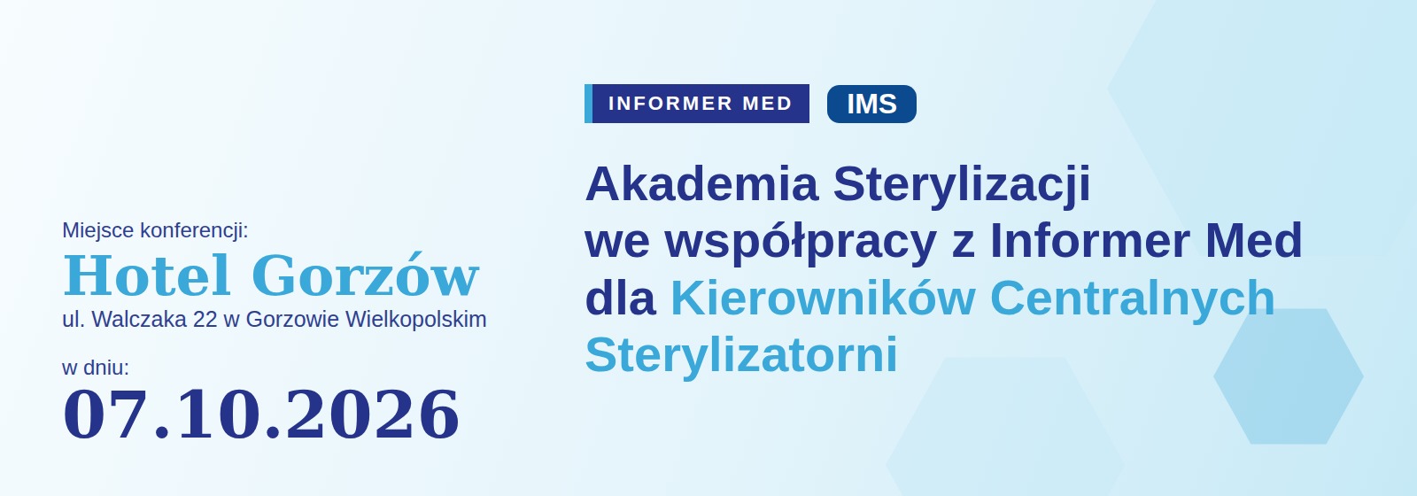 Akademia Sterylizacji we współpracy z Informer Med.